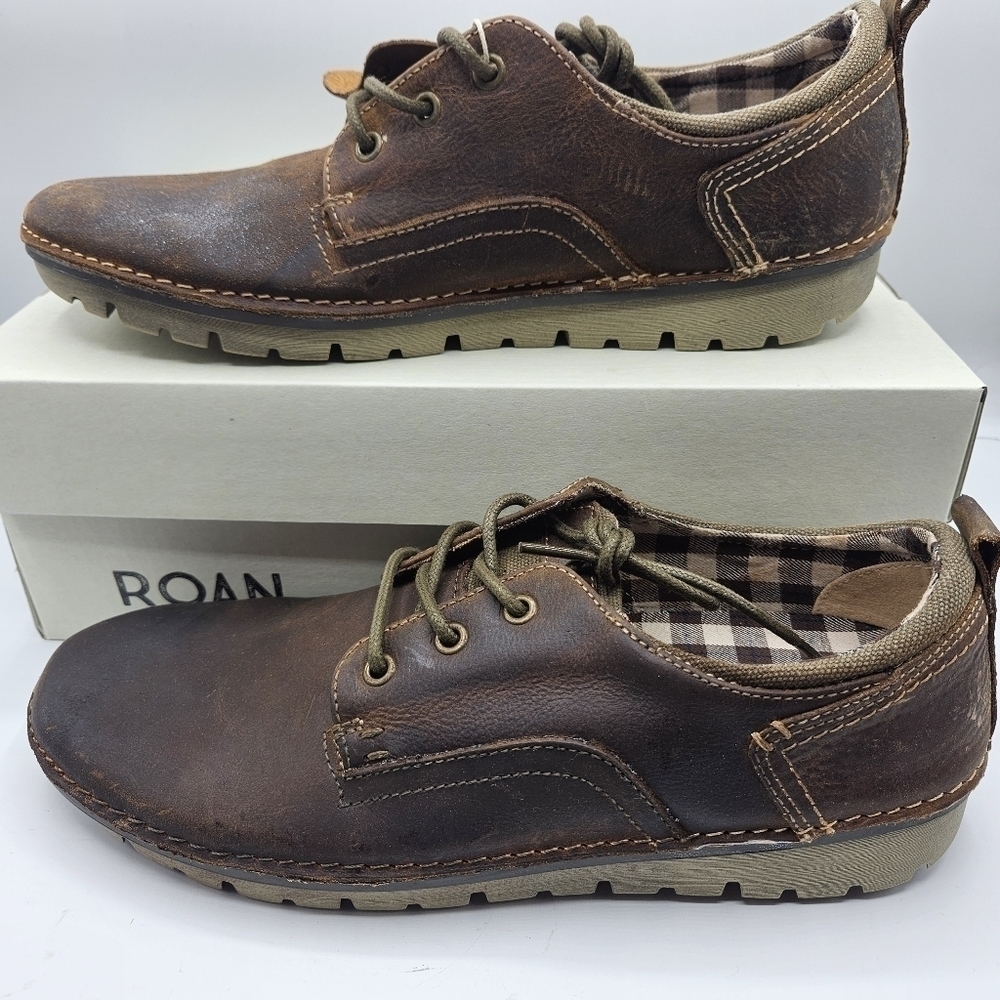 NWB Mens Roan Arlo Tan Greenland loafers size 9.5M